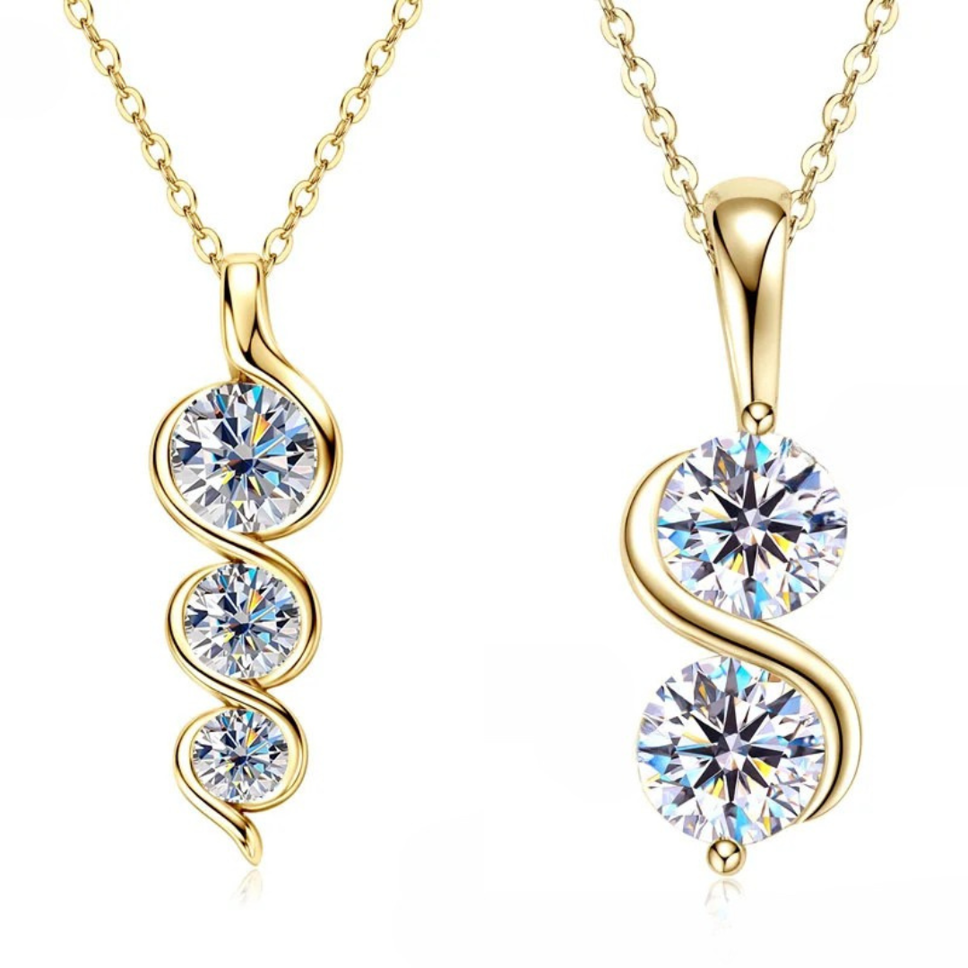 Brileon Elantra Twist Necklace