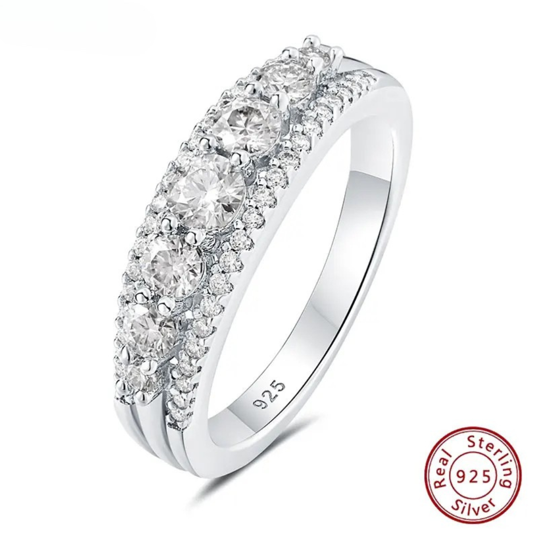Brileon Eternara Moissanite Eternity Band - Brileon