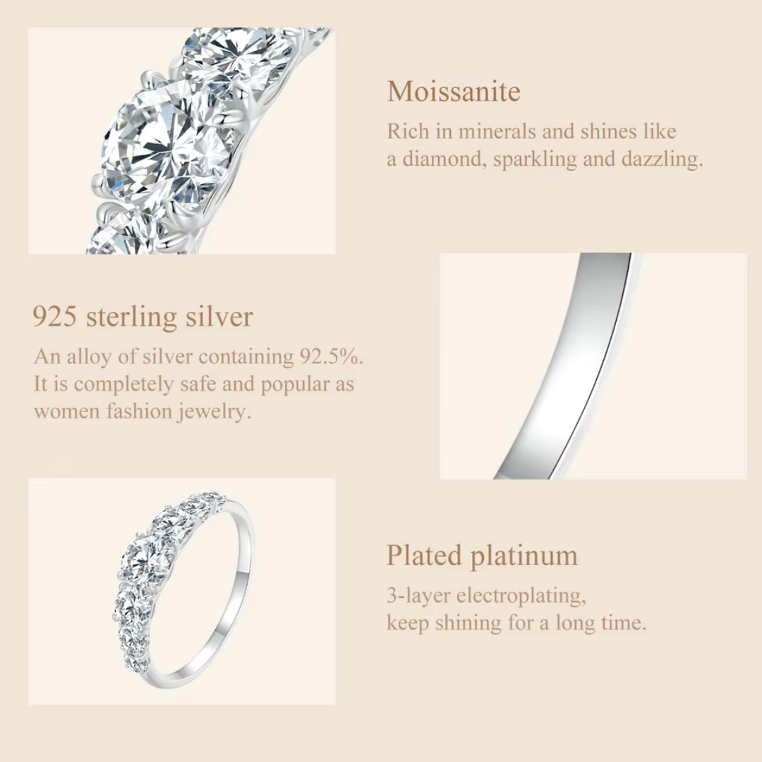 Brileon Alurelle 1.42CT Moissanite Ring