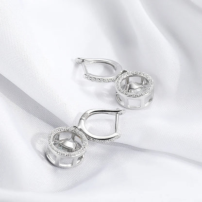 Brileon Vivessa Moissanite Drop Earrings - Brileon