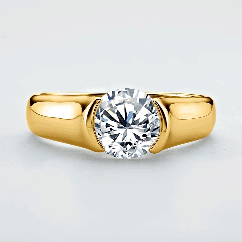 Brileon 2CT Vintage Radiance Moissanite Ring - Brileon