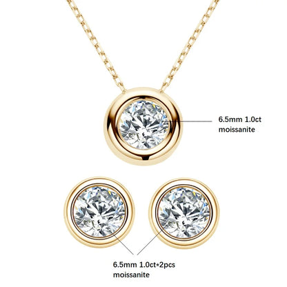 Brileon Radiance 3CT Moissanite Jewelry Set - Brileon
