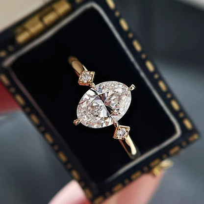 Brileon Seraphine 2CT Oval Moissanite - Brileon