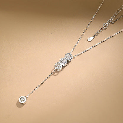 Brileon Élyselle Moissanite Bubble Necklace - Brileon