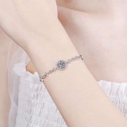 Brileon Aureline 1ct Moissanite Bangle - Brileon