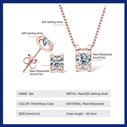 Brileon Radiance™ Moissanite Jewelry Set - Brileon