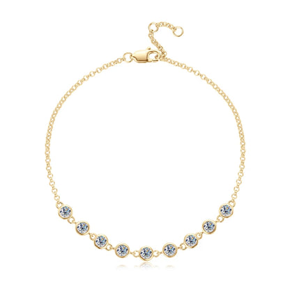 Brileon Éclessa 3mm Moissanite Bubble Bracelet - Brileon