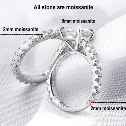Brileon Eternal Sparkle Collection Moissanite Rings (Sold Individually or as a Set) - Brileon