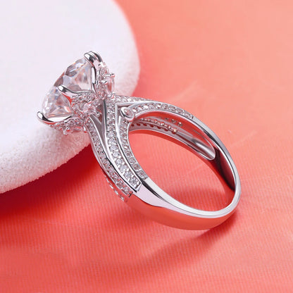 Brileon Elenique 5CT Moissanite Ring - Brileon
