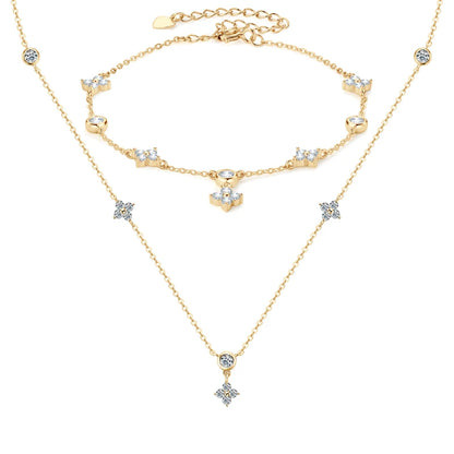Brileon CloverLuxe Moissanite Set - Brileon
