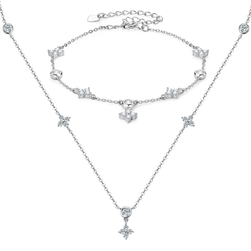 Brileon CloverLuxe Moissanite Set - Brileon