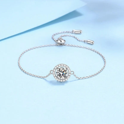 Brileon Aureline 1ct Moissanite Bangle - Brileon