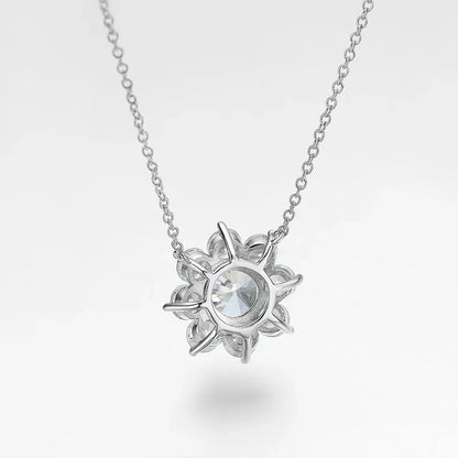 Brileon SunBliss Moissanite Jewelry – Necklace, Earrings, or Complete Set - Brileon