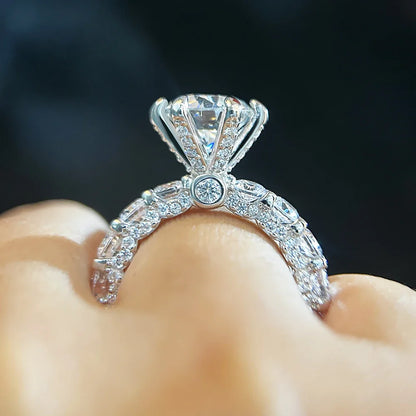 Brileon Aurielle 4CT Hidden Halo Ring - Brileon