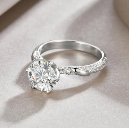 Brileon Radiant 3CT Moissanite Ring - Brileon