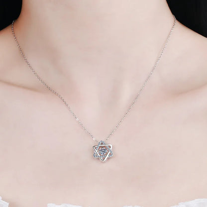 Brileon Stellara Moissanite Star Pendant - Brileon