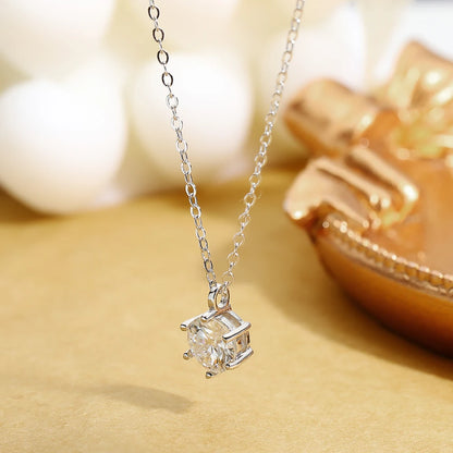 Brileon Serené Moissanite Pendant Necklace - Brileon