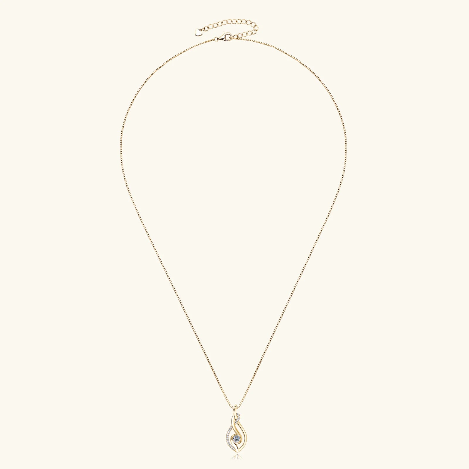 Brileon EternaTwist Moissanite Necklace - Brileon