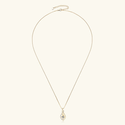 Brileon EternaTwist Moissanite Necklace - Brileon