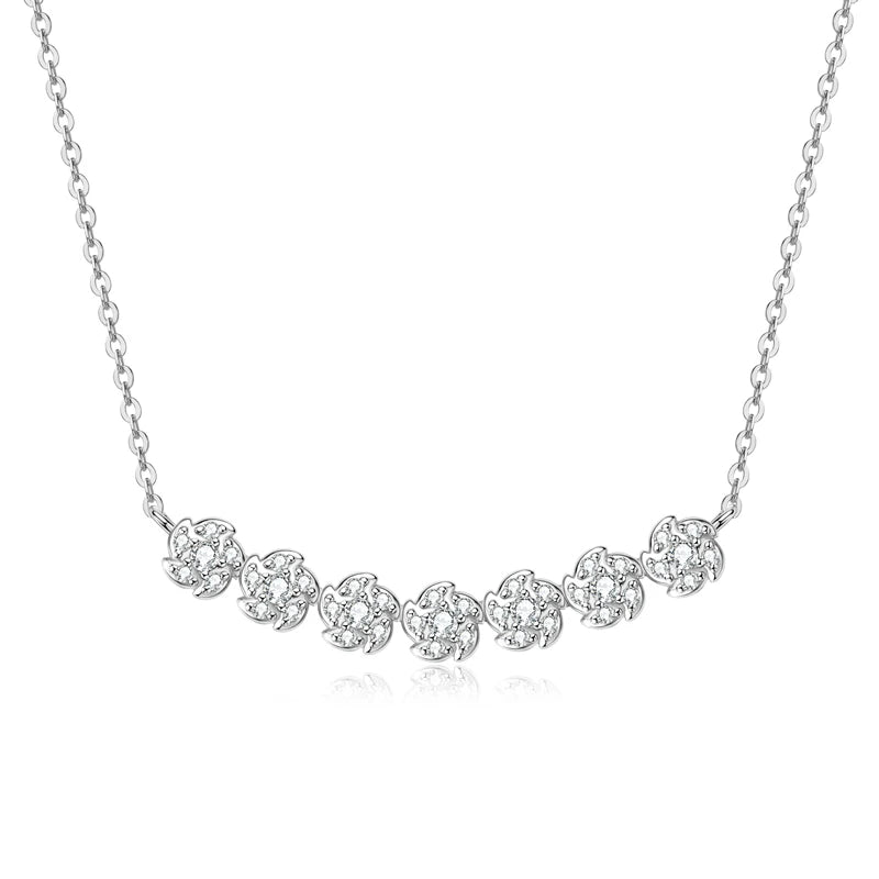 Brileon Gerbera Bloom Moissanite Necklace ✨ - Brileon
