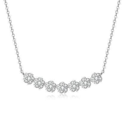 Brileon Gerbera Bloom Moissanite Necklace ✨ - Brileon