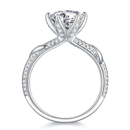 Brileon Radiant 3CT Moissanite Ring - Brileon