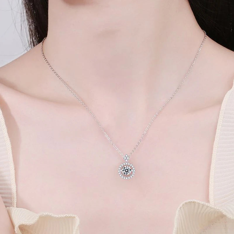 Brileon Améline Moissanite Pendant Necklace - Brileon