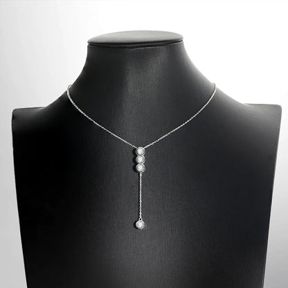 Brileon Élyselle Moissanite Bubble Necklace - Brileon