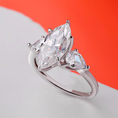 Brileon Élaris 3CT Marquise Ring - Brileon