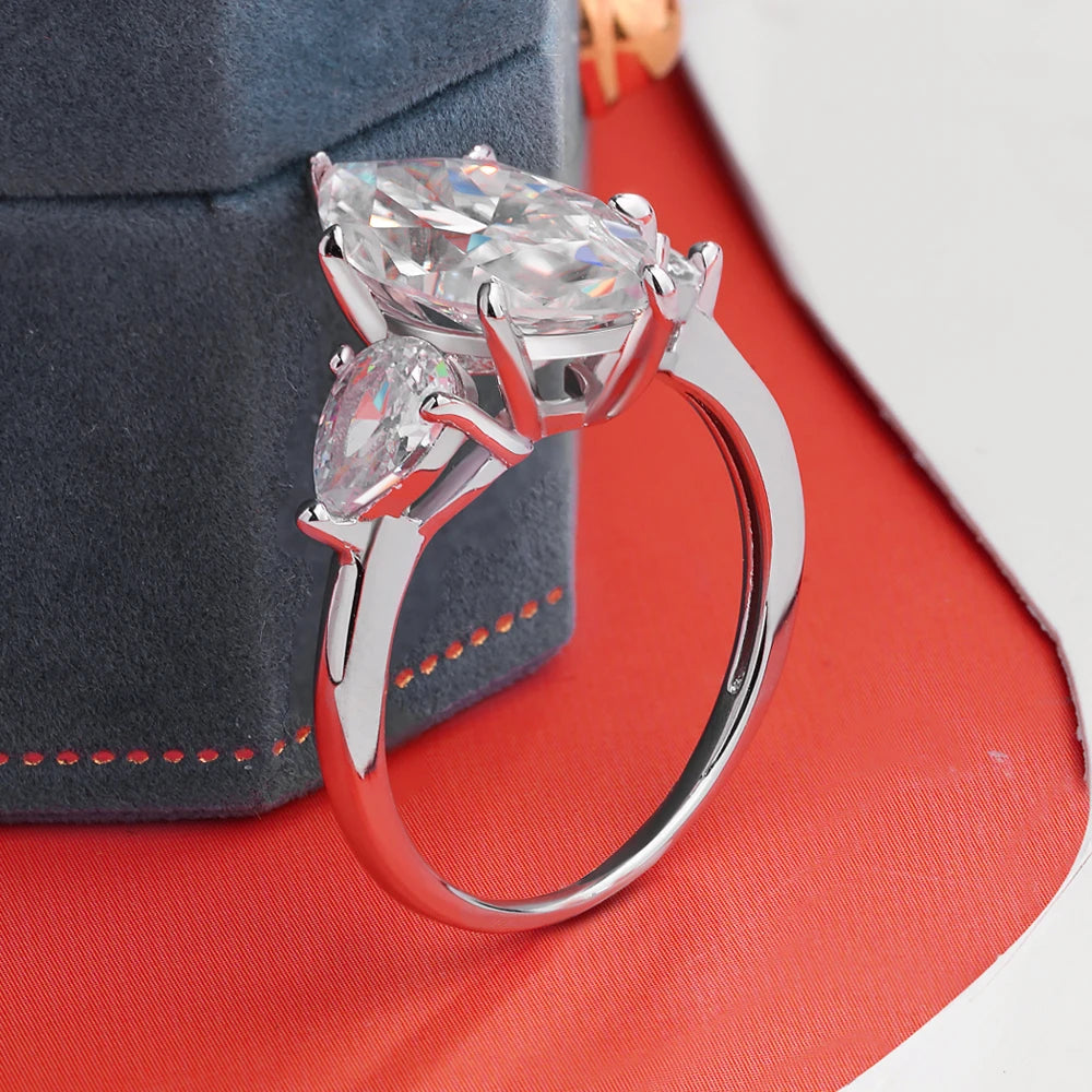 Brileon Élaris 3CT Marquise Ring - Brileon