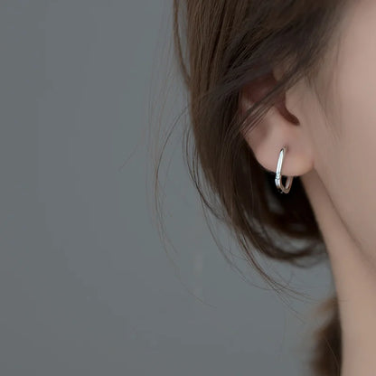 Brileon Auravelle Oval Moissanite Hoop Earrings - Brileon