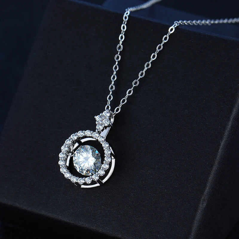 Brileon Améline Moissanite Pendant Necklace - Brileon