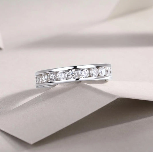 Brileon Luxe Moissanite Engagement & Wedding Band - Brileon