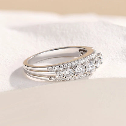Brileon Eternara Moissanite Eternity Band - Brileon