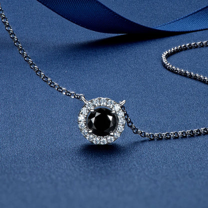 Brileon Noir Elegance Moissanite Jewelry Set - Brileon