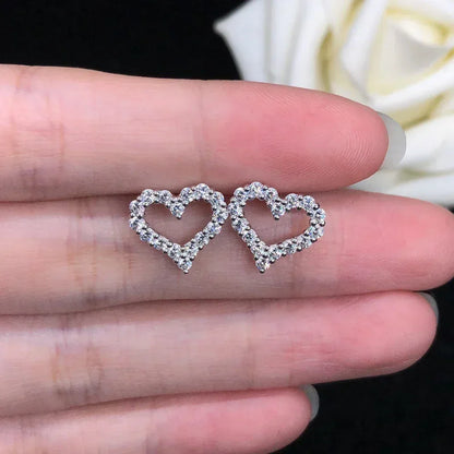 Brileon Eternal Heart Jewelry Set - Moissanite Or Zircon - Brileon
