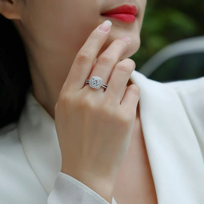 Brileon Caressa 1 Carat Moissanite Ring - Brileon