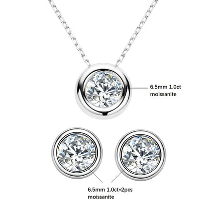 Brileon Radiance 3CT Moissanite Jewelry Set - Brileon
