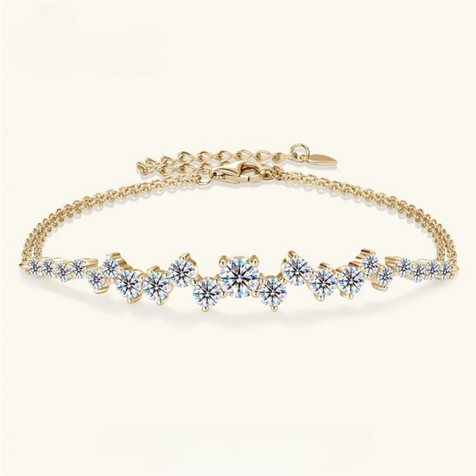 Brileon Veloura Double Chain Bracelet - Brileon