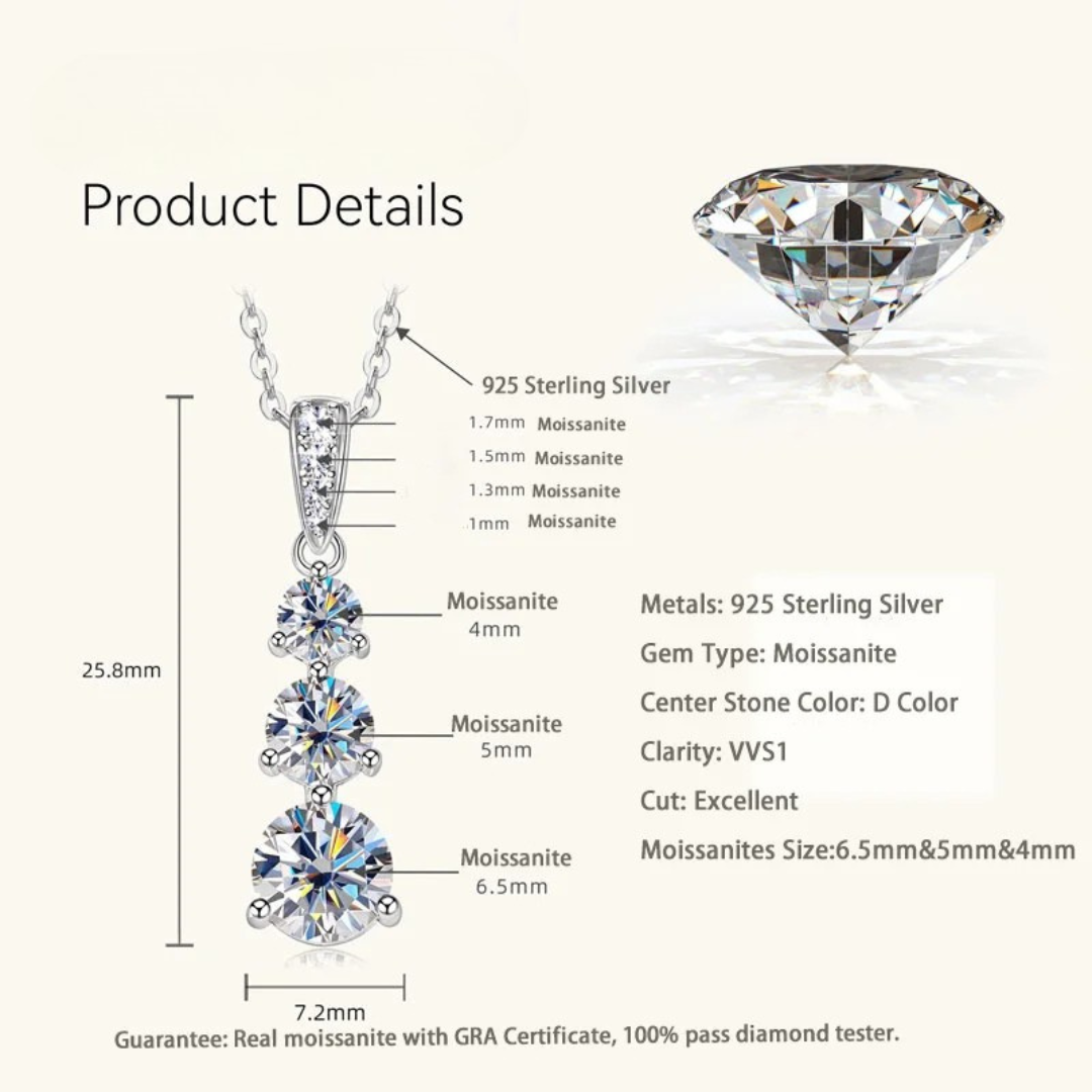 Brileon Elurea Drop Necklace