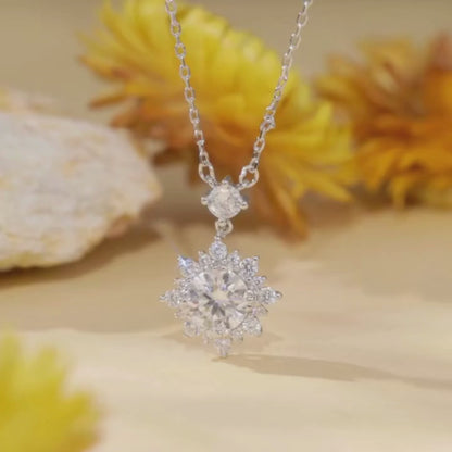 Brileon Halyria 1CT Moissanite Necklace