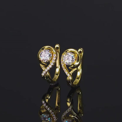 Brileon Infynelle Moissanite Hoops