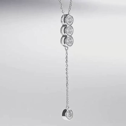 Brileon Élyselle Moissanite Bubble Necklace