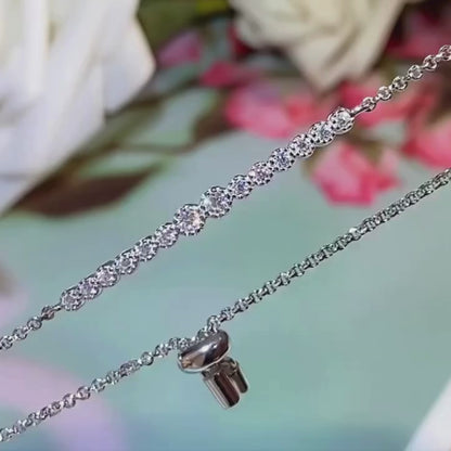 Brileon LuxeVVS 0.24ct Moissanite Tennis Bracelet