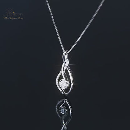 Brileon EternaTwist Moissanite Necklace