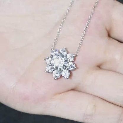 Brileon SunBliss Moissanite Jewelry – Necklace, Earrings, or Complete Set