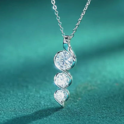 Brileon Elantra Twist Necklace
