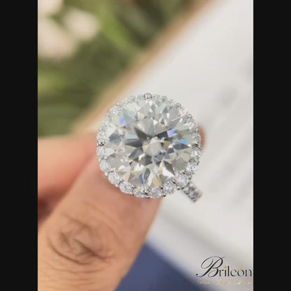 Brileon Imperia 10CT Moissanite Ring