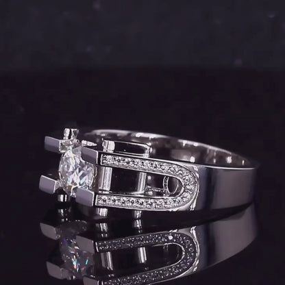 Brileon Valencrest Moissanite Band