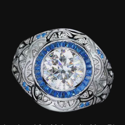 Brileon Prestige 3CT Moissanite Men's Ring ✨